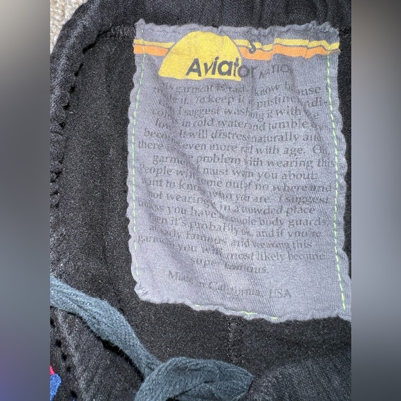 Aviator Nation Bolt Sweatpants Black / Neon Pink Size Small - Picture 7 of 10